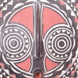 Wooden solar mask from Burkina Faso