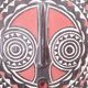 Wooden solar mask from Burkina Faso
