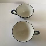 Set of Quimper Keraluc cups