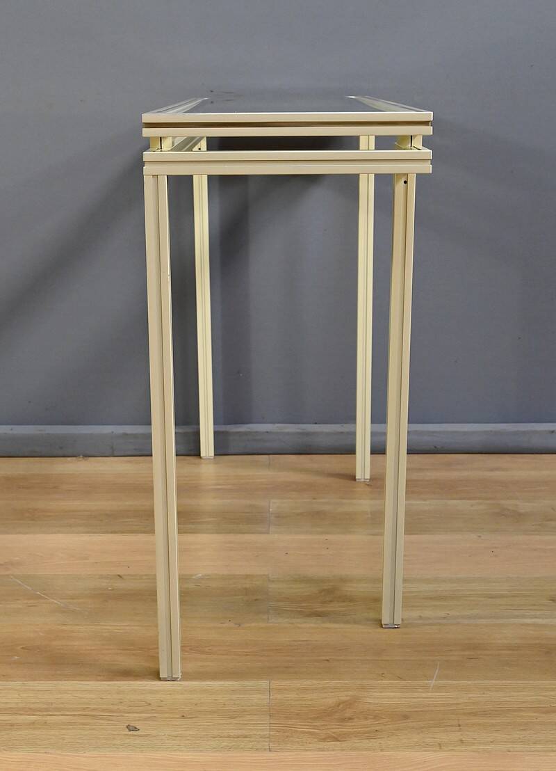 Ensemble Miroir & Console, signés Pierre Vandel – 1970