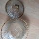 antique glass bowl with lid