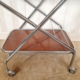 Folding service on formica wheels