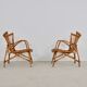 Rattan armchairs 1960s