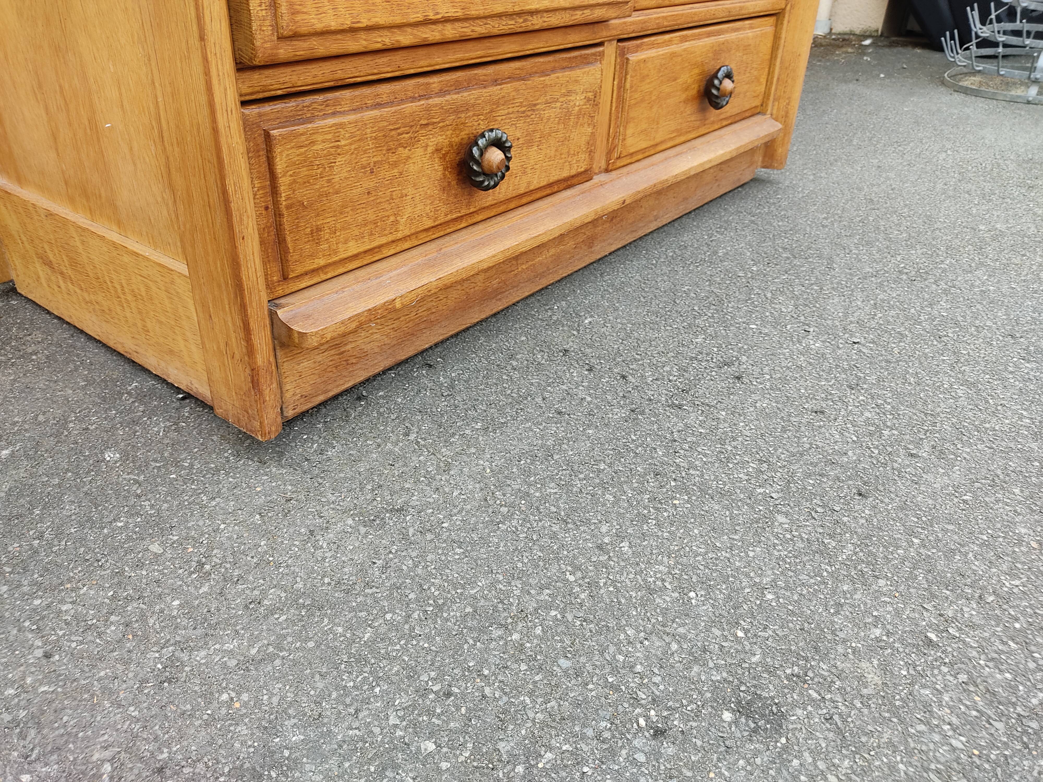 Guillerme and Chambron cabinet with ceramic handles