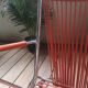 Armchair foldable child vintage 60's "scoubidou" orange