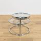 Mid-Century Chrome and Glass Coffee Table by Milo Baughman, USA, 1970s