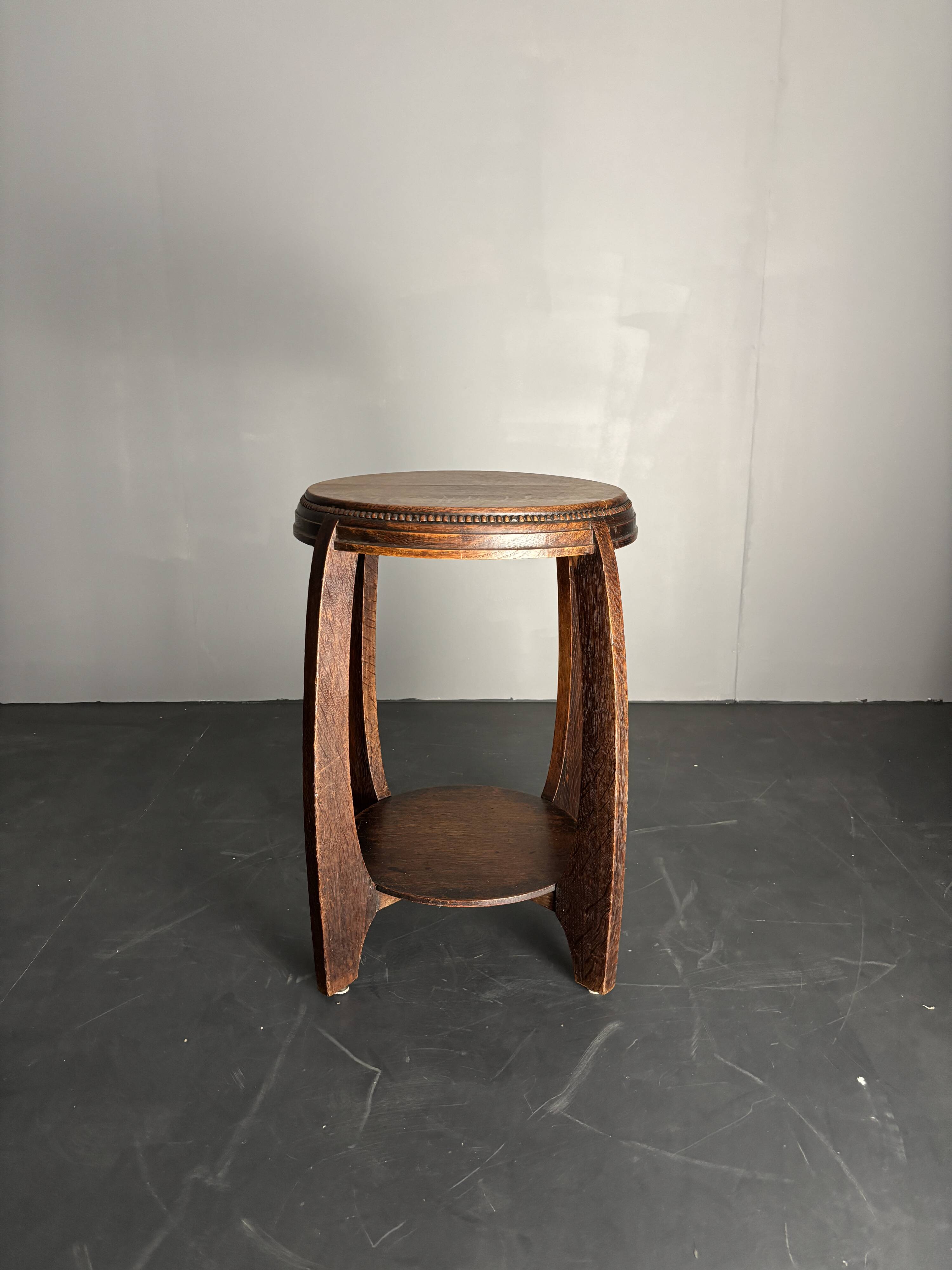 Dutch art deco Amsterdam school side table, 1930s