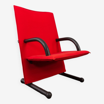 Fauteuil lounge à dossier haut "T-line" par Burkhard Vogtherr pour Arflex, Italie 1980