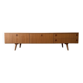 Scandinavian low sideboard in teak, 1970.