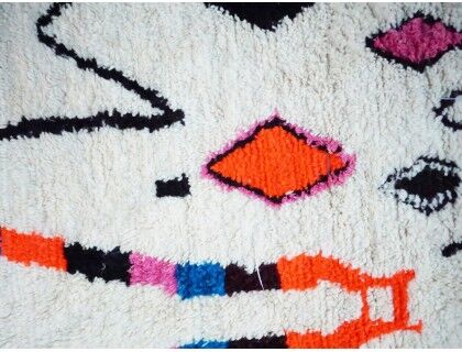 Colorful Berber carpet 325 x 190cm