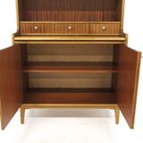 Scandinavian mahogany secretary desk, Denmark, 1950