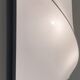 Square wall light with white fabric diffuser, Italy 70s