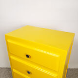 Chiffonnier vintage jaune