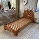 Bed 1 place "palm" wicker and rattan Vivai Del Sud