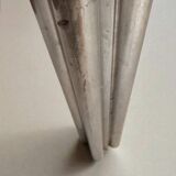 Aluminium coffee table with smoked glass by Georges Ciancimino, 1970.