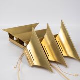 Pair of 2 Danish sconces Gothic 3 by Bent Karlby, Lyfa, 1960s