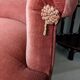 Fauteuil crapaud velours rose