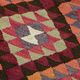 Turkish Handwoven Vintage Herki Kilim 88 cm x 407 cm