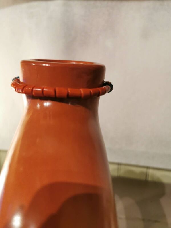 Vase forme anneau Tadelakt Maroc