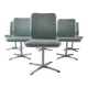 Suite de 6 chaises pivotantes Roche Bobois, 70's