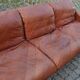 Vintage oxred Rolf Benz Leather Sofa