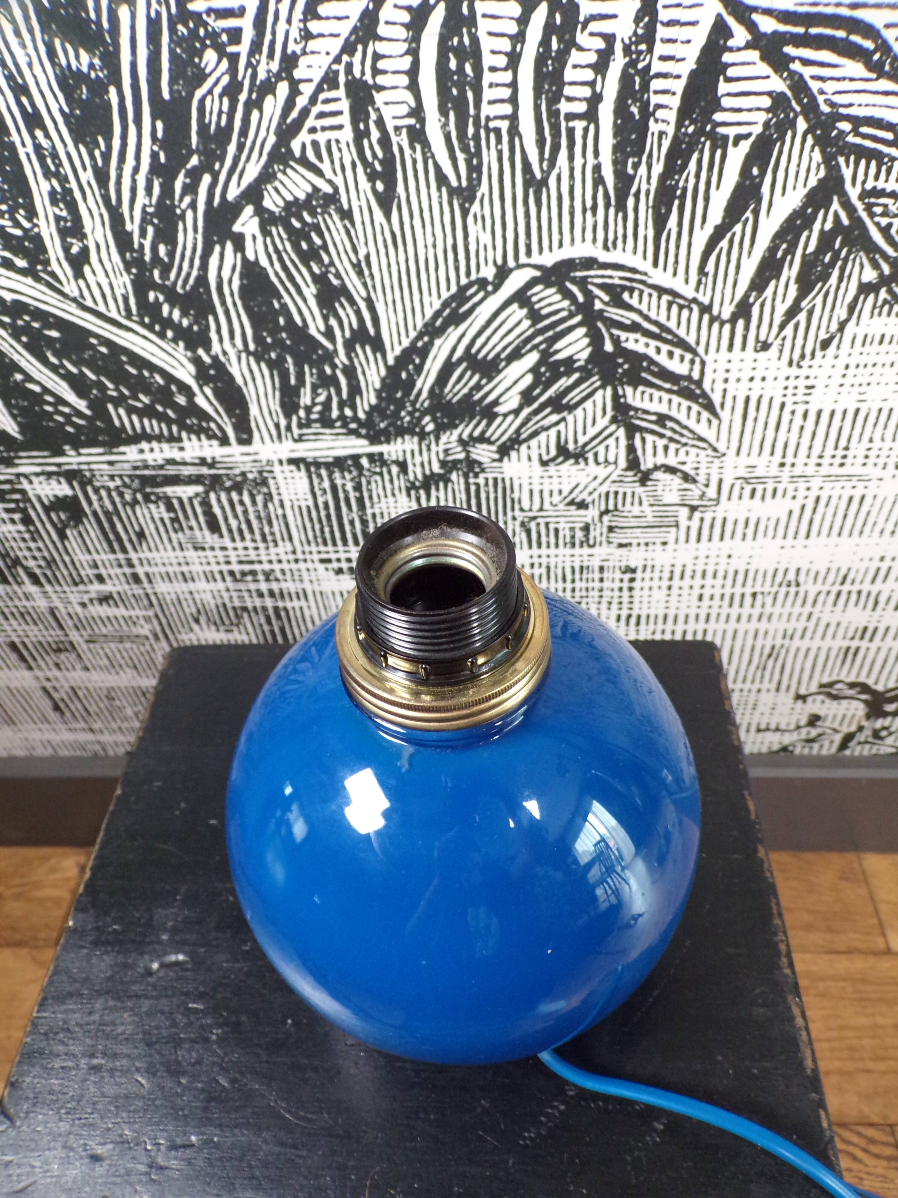 Glass ball lamp 1980