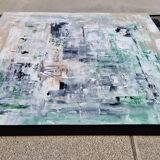 Abstract painting table