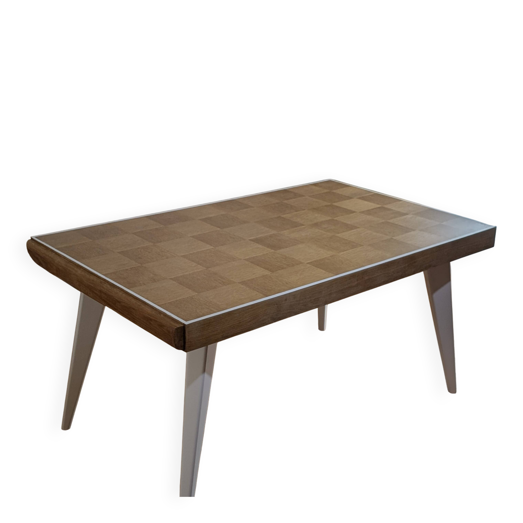 Checkerboard table oak
