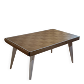 Table en damiers chêne