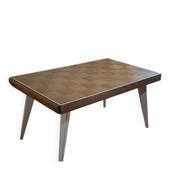 Checkerboard table oak