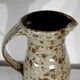 Enamelled stoneware pitcher, signed G. Tiffoche – XXth