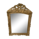 Mirror Louis XV in gilded carved wood Trumeau fireplace 19th century 80x56cm