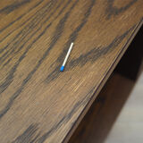 Oak bookcase, Danish design, 1970s, production: Denka