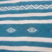 Tapis kilim bleu berbère fait à la main 200x115cm