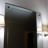 set of 2 bronze wall lights