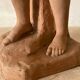 Antique Art Deco sculpture signed Delauner – Terracotta – 26 cm