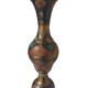 Coloured Indian brass vase