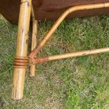 Vintage rattan coffee table