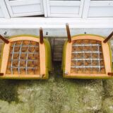 Pair of authentic chairs High Scandinavian design range, 60 years