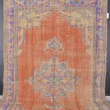 Geometric Anatolian Oushak Carpet sku 2299