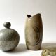 Handmade glazed ceramic vase