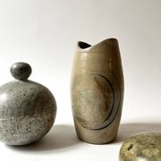 Vase en céramique émaillée fait main
