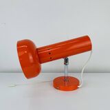Vintage 70s orange spotlight wall light, space age