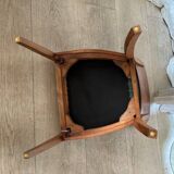6 beech and teak chairs - Denmark 1940s