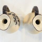 Pair of pitcher / decanter Signed GAITAUD Grés Basque 50s