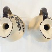 Paire de pichets carafe signé Gaitaud grés Basque années 50
