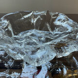 Vintage molded glass pocket tray