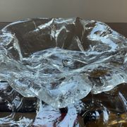 Vide poche vintage en verre moulé