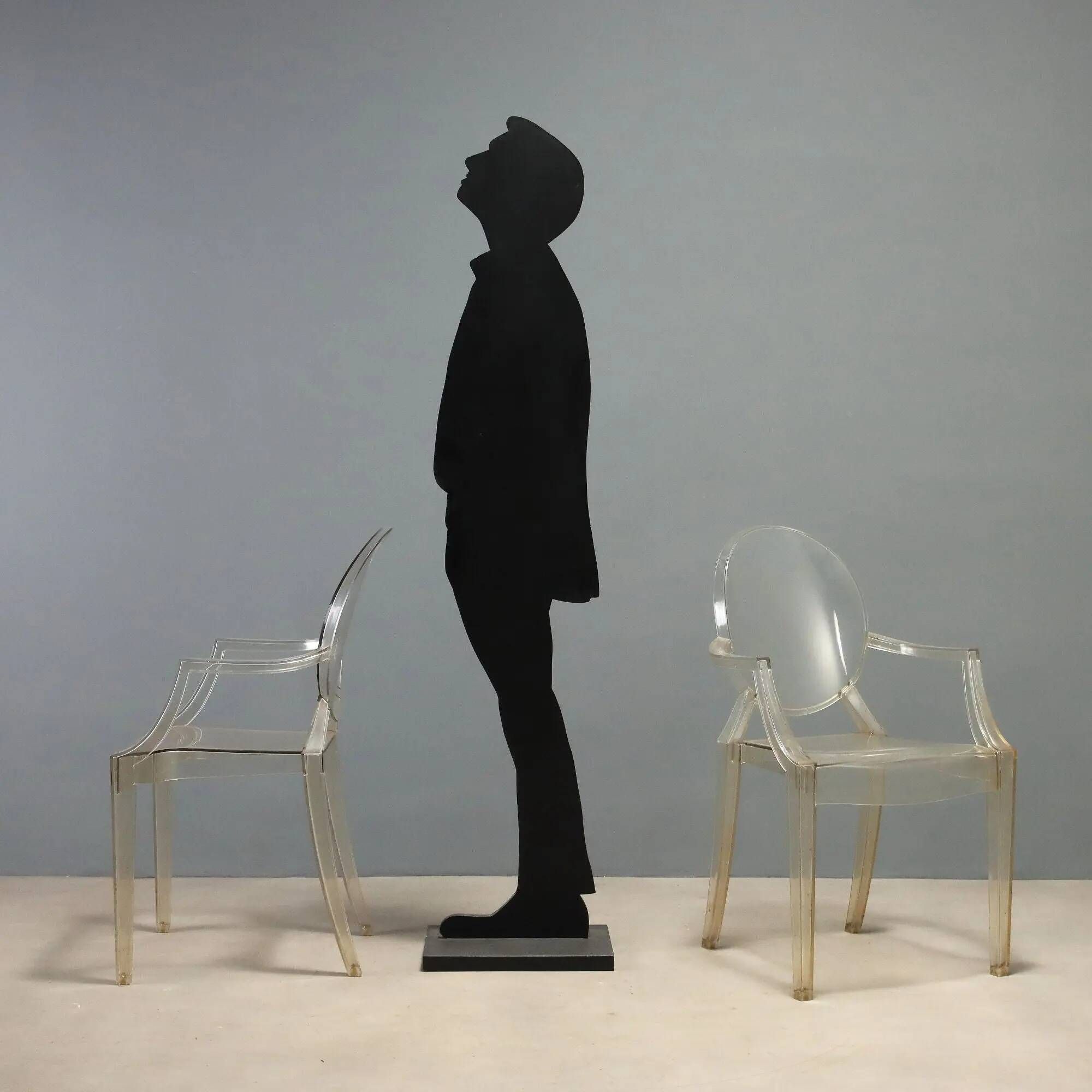 Louis Ghost chairs by Kartell designed by Philippe Starck from the 2000s.