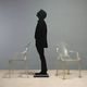 Louis Ghost chairs by Kartell designed by Philippe Starck from the 2000s.